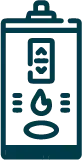 Boiler icon of menus